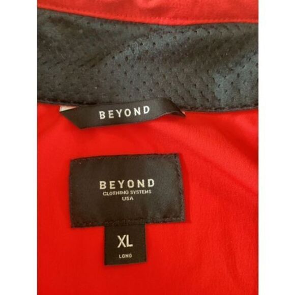 Beyond Mens AG Element Action 1/4 Zip Pullover  Red Sz XL Tall 4 Way Stretch Hik - Picture 11 of 12